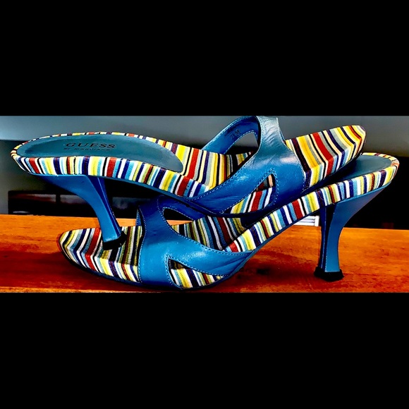 Women’s GUESS HEELS open toed sandals - Picture 3 of 4